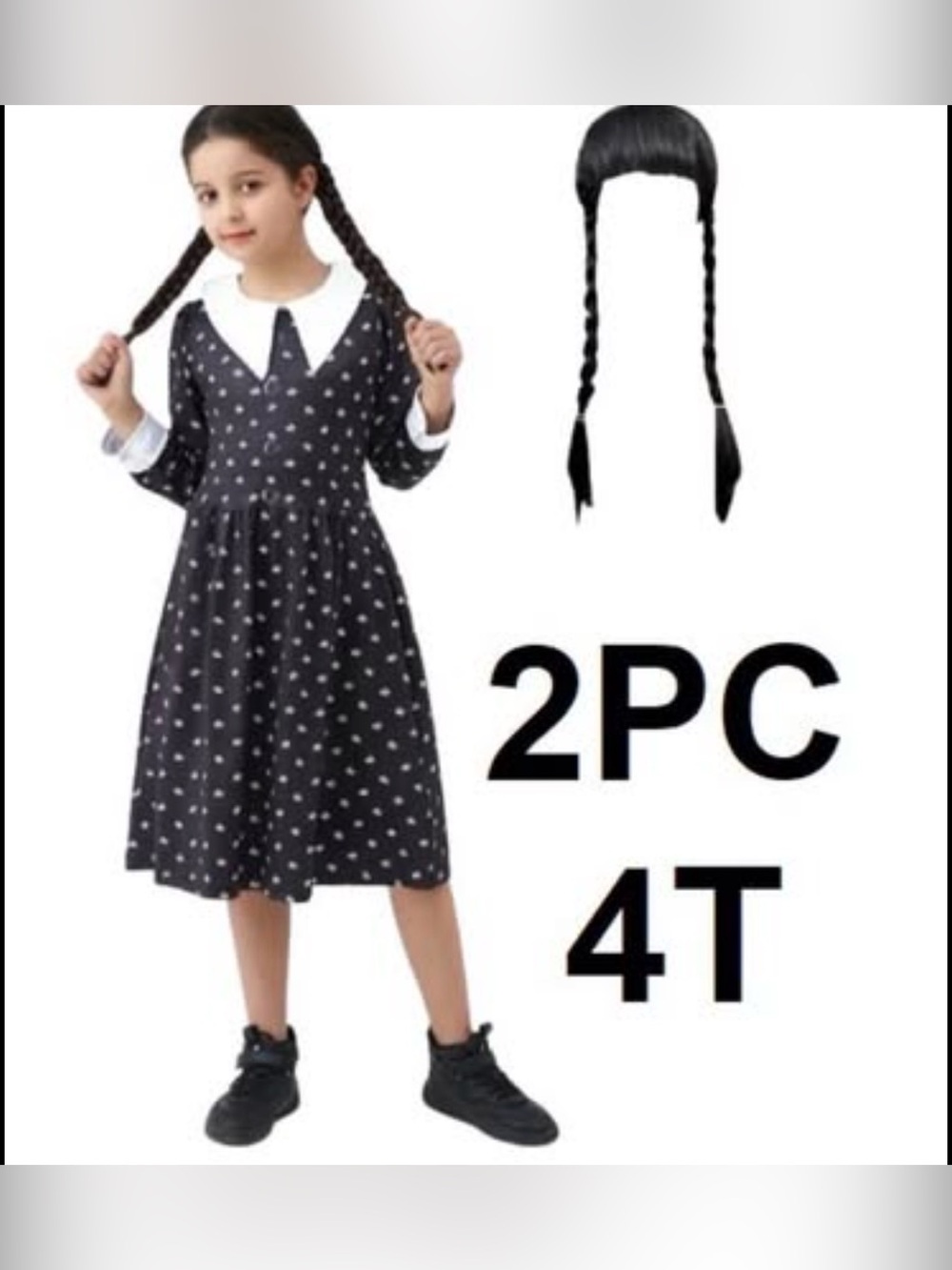 WEDNESDAY ADDAMS HALLOWEEN COSTUME
